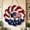 B, variant on 4th of July Patriotic Wreath for Front Door, 250th Anniversary Memorial Garland, Independence Day Red White and Blue Wreath Indoor Outdoor Decor