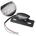thumbnail image 4 of Luz LED trasera de freno para motocicleta, luces de matrícula para Cafe Racer, color blanco, 4 of 14