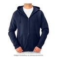 thumbnail image 3 of Sudadera Fruit of the Loom Talla M con Gorro Azul Marino, 3 of 4