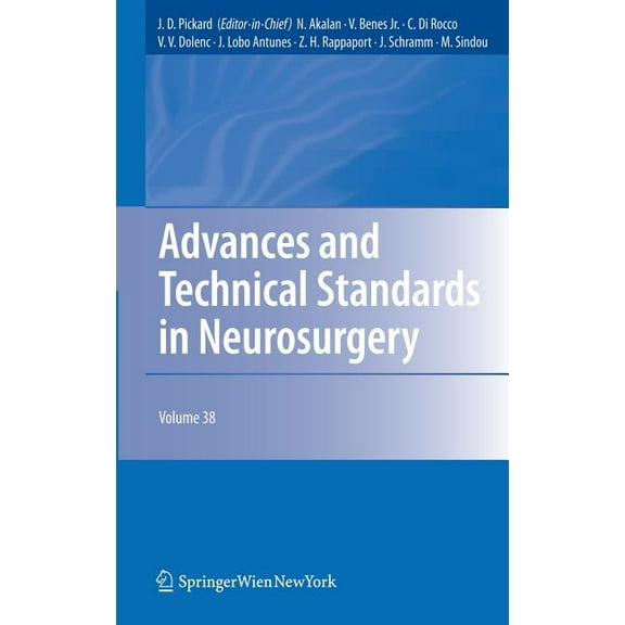 Advances and Technical Standards in Neur Advances and Technical Standards in Neurosurgery, Volume 38, Book 38, (Hardcover)