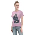 thumbnail image 4 of T-Shirt Basique à Manches Courtes pour Femmes Demon Slayer : Shitou Wuichiro, 4 of 6