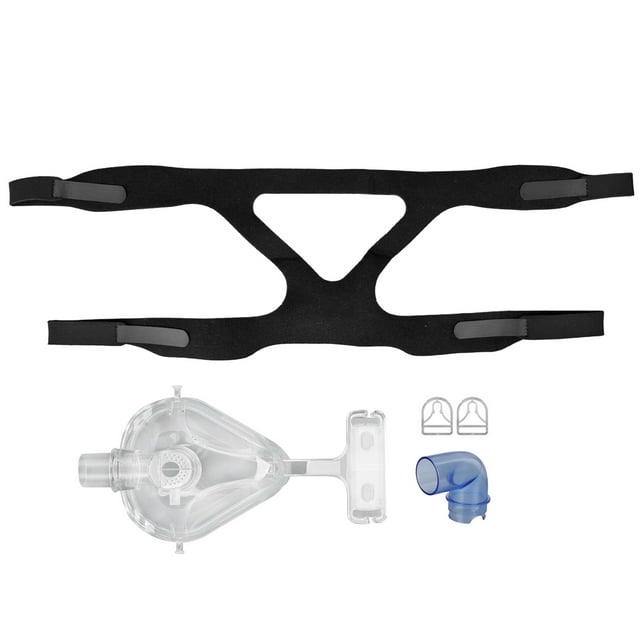 Juego De Cubierta De Respiración Nasal, Arnés Para La Cabeza, Máquina De Respiración De Estabilidad Fuerte, Adaptador De Cubierta Nasal Flexible Para Uso Hospitalario