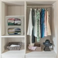 thumbnail image 2 of Sorbus Oxford Fabric Storage Bins: Stackable, Foldable Organizer Bags, with Clear Window (Set of 4), Gray, 2 of 7