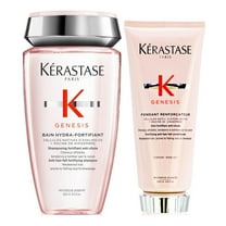 Kerastase Genesis Bain Hydra Fortifiant Shampoo 8.5 oz and Fondant Renforcateur Conditioner 6.8 oz Set