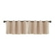 thumbnail image 2 of Cortinas opacas Qnjujn para cocina, cenefa de 35 cm de largo, con textura para ventana, para cocina, baño y lavandería, con ojales superiores en beige., 2 of 8