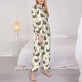 thumbnail image 3 of Sikiie Funny Chicken Women's Long-Sleeve Shirt and Full-Length Bottom Pajama Set (s-xxl)-Medium, 3 of 7