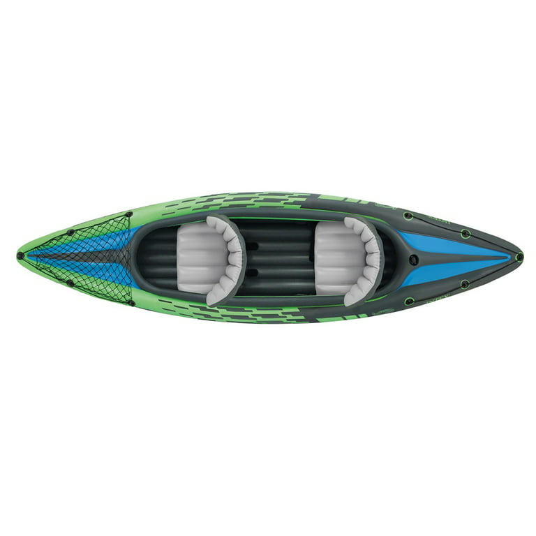 Intex Challenger K2 Kayak, 2-Person Inflatable Kayak Set with Aluminum Oars  a...