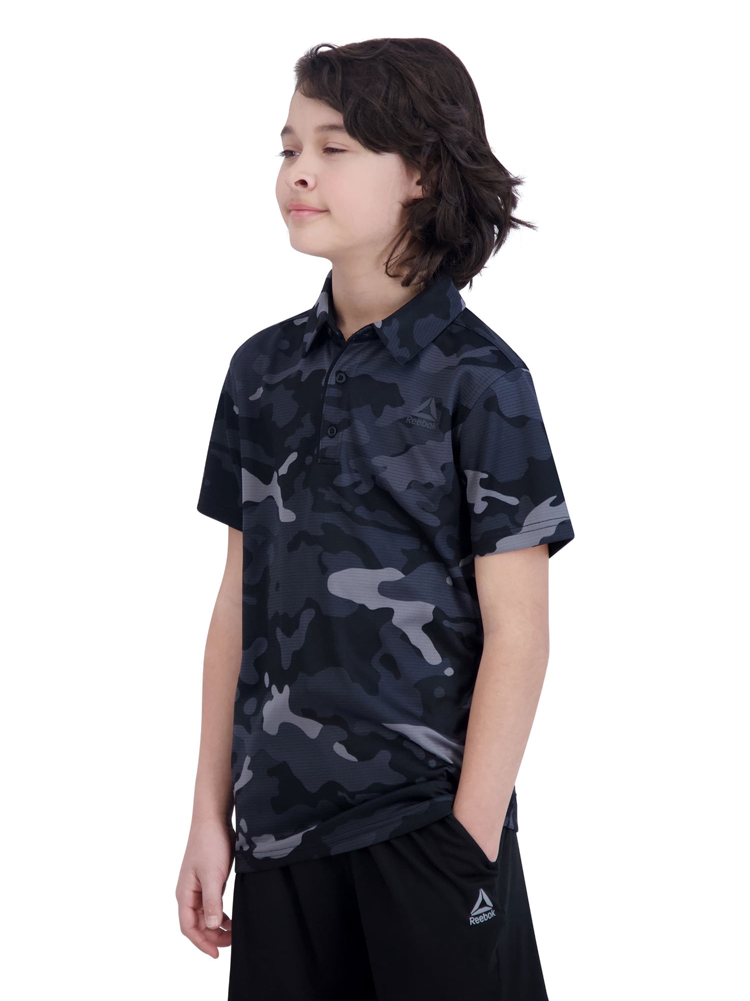 Reebok Boy's Performance Polo Uniform Shirt, Sizes 4-18