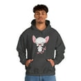 thumbnail image 4 of 90s Nostalgia Retro Hoodie, Pinky & The Brain Graphic Hoodie, 4 of 5