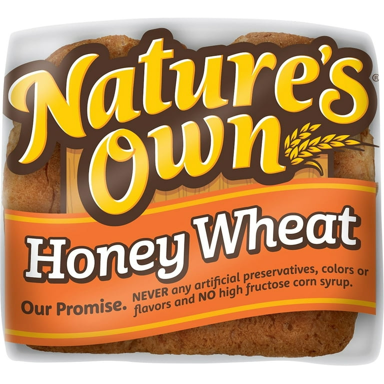 Nature's Own Honey Wheat Bread, 20 oz, 2 ct