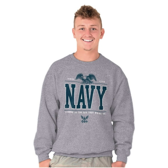 US Navy Strong As Sea That Made Us Unisex Plus Size Sweatshirt Brisco Brands 2X