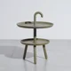 thumbnail image 1 of Mesa de Centro Portátil nórdica para sala de estar, mesa auxiliar moderna, Simple, pequeña, creativa, redonda americana, multifuncional, 1 of 4