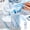 Blue-BU, variant on MMJ Mesh Pencil Pouch Transparent Large Capacity Stationery Bag Pen Container Stand Up Dual Use Student Organizer 8.78x3.35x3.35in