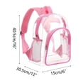 thumbnail image 3 of LEEYNEER Transparent Backpack  Transparent Backpack  Beach for Sports Activities And Games In Concert Festival, 3 of 4