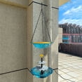 thumbnail image 4 of Solar Cascade Hanging Bird Bath Fountain, Double Layer Outdoor Hummingbird Bath with Feeder, Solar Powered Birdbath Water Kit, Decor for Patio Yard Garden, 4 of 7