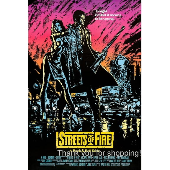 Streets Of Fire Movie Poster 16x24 16"x24" #M01