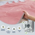 thumbnail image 4 of Clearance! Summer Cool Blankets for Hot Sleepers,Breathable Ice Cooling Blanket for Night Sweats,Full Size Lightweight Summer Cool Throws for Couch Bed Sofa,Home Room Decor Easter Gfits Pink, 4 of 6