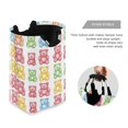thumbnail image 3 of Yayeee Freestanding Laundry Hamper with Handle Collapsible Large Storage Basket for Clothes, Gummy Bear Pattern, 3 of 7