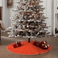 thumbnail image 6 of Kll Orange Christmas Tree Skirt 30",Party Decorations Farmhouse For Christmas Decorations Holiday Party, 6 of 8