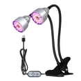 thumbnail image 1 of Yeacher Double H-eads USB Plant Grow Light 56 LEDs Full Spectrum Adjustable Desktop Clamp Growing, 1 of 8