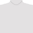 thumbnail image 6 of Auriga Fine Jewelry 14K White Gold 1mm Singapore Chain Necklace for Women 14", 6 of 6