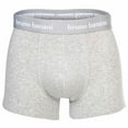 thumbnail image 4 of Bruno Banani Pack de 4 calzoncillos para hombre - Every Day, algodón Negro/Gris/Blanco/Azul 2XL, 4 of 7