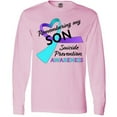 thumbnail image 3 of Inktastic Remembering My Son Suicide Prevention Awareness Long Sleeve T-Shirt, 3 of 5