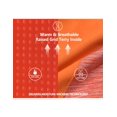 thumbnail image 2 of Little Donkey Andy Men's Quick Dry Thermal Lightweight Running Jacket Full Zip Hybrid Warm Thumbholes Golf Track Jacket Orange Heather M, 2 of 7
