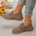 thumbnail image 5 of Lace Up Mesh Walking Shoes for Women Lightweight Non Slip Wide Width Athletic Casual Workout Sneakers, 5 of 7