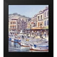 thumbnail image 2 of Withaar, Reint 12x13 Black Modern Framed Museum Art Print Titled - Romantic canal, 2 of 5