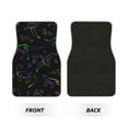 thumbnail image 2 of Naloa Dinosaur Car Foot Mat Set of 4 Pieces - Universal Floor Liner Neoprene Full Set Floor Mats for Cars Trucks SUV, 2 of 7