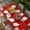 White Red, variant on Red White Bow Table Cloths for 6 Foot Rectangle Tables, Modern Art Watercolor Bowknot Patio Waterproof Elastic Fitted Tablecloths, Washable Rectangular Table Cover for Camping