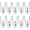Style 2, variant on Curtain Hooks Drapery W Shape Hooks and Pin 2 Prongs Pinch Pleat for Window, Shower Curtain(20 Pack)