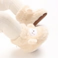 thumbnail image 2 of HUANBAI Winter Baby Boots Soft Warm First Cozy Animal Design Sole For Infant Boys Girls Toddler Footwear Indoor Outdoor Use 0-6 Months, 2 of 6