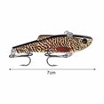 thumbnail image 4 of Soidarity 1 unids/lote 7cm 7g invierno mar duro señuelo de pesca VIB cebo con interior buceo plantilla giratoria Crankbait aparejos de pesca Pescar Soidarity OD009120-00, 4 of 6