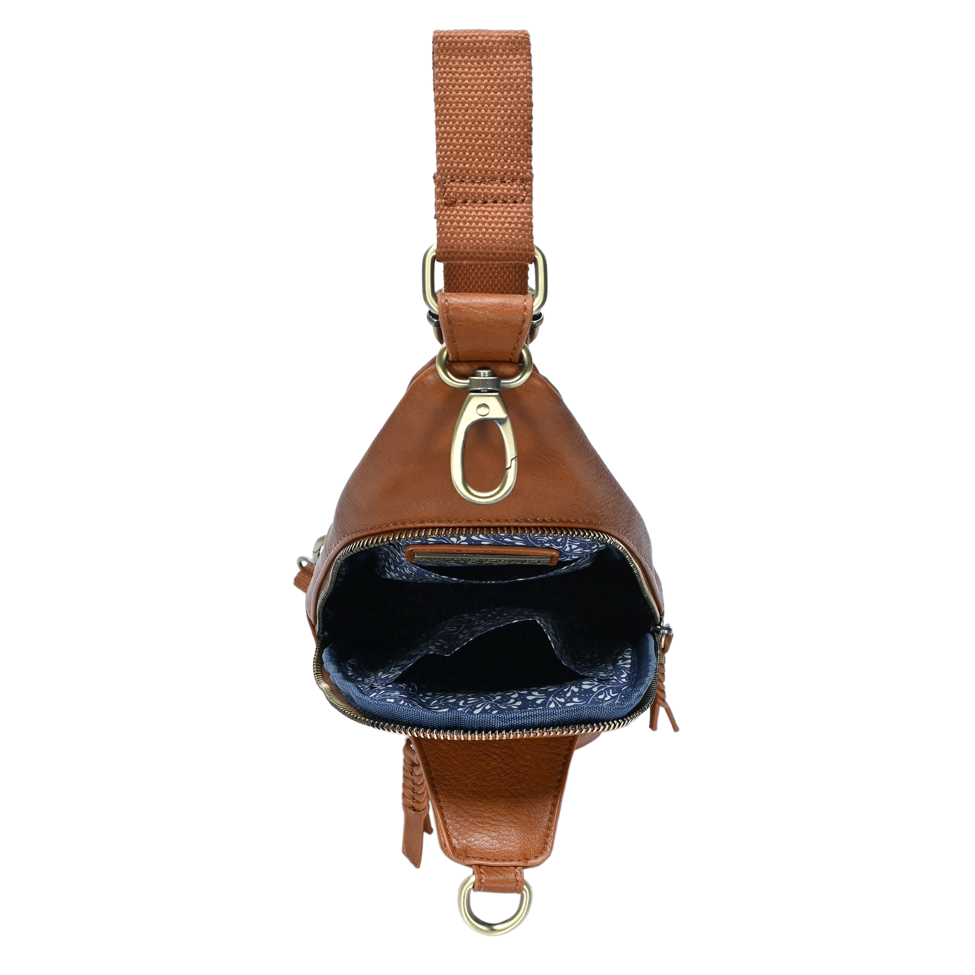 Antik Kraft Metallic Gold Sling Backpack Crossbody Bag Tasha Sling main image 2