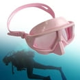 thumbnail image 6 of Diving Snorkel Waterproof Fog with Nose Cover Eyewear for Diving Beginner pink, 6 of 8