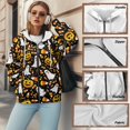 thumbnail image 6 of COEQINE Women's Full Zip Up Hoodie Oversized Sweatshirts Mandala Purple Pattern Long Sleeve Fashion Jacket for Women Y2K Tops with Pockets Fall Casual Hooded Wear, XS, 6 of 7
