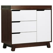 Babyletto Hudson 3 Drawer Dresser with Removable Changing Tray in Espresso-White