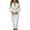 White, variant on Women's Blazer Dress Suit Dress Long Sleeve Double Breasted Solid Color Formal Office Dress for Work Spring Fall,Black,S
