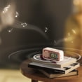 thumbnail image 2 of PRINxy Retro Bluetooth Audio Alarm Clock,IPX5 Waterproof,Supporting TF Card/Bluetooth/AUX Mode Playback,Long-term Battery Life And Standby Up To 650H Yellow, 2 of 9