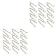thumbnail image 3 of Ganchos Marcapáginas Inteprter 24 Piezas Aleación de Zinc Plata Bronce Oro Antiguo Cobre, 3 of 6