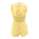 thumbnail image 5 of Puntoco Traje de talle alto informal liso de verano a la moda para mujer Puntoco Puntoco-3153, 5 of 7