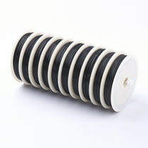 Tiger Tail Wire Nylon-coated Stainless Steel Black 18 Gauge(1mm) about 32.8 Feet(10m)/roll