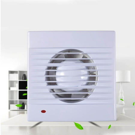6 Inch Extractor Fan,110V Wall-Mounted One Speed Setting Shutter Ventilating Exhaust Fan for (Best Shower Extractor Fan With Light)