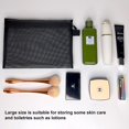 thumbnail image 4 of Almacenamiento De Malla Transparente Negra, Bolsas De Cosméticos De Viaje Portátiles De Gran Capacidad, Organizador, Monedero Duradero, Bolsas De Maquillaje Guardurnaity HA044174-02, 4 of 6