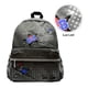 thumbnail image 1 of Mochila Gris Estrellas Urbana Importadora La Merced Juvenil Escolar Con Luz Led Azas Ergonómicas, 1 of 3