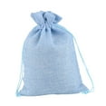 thumbnail image 3 of jifeng 50 Pieces Gift Bags with Drawstring Drawstring Bag for Grocery Party Wedding Blue, 3 of 9