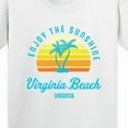 thumbnail image 4 of Inktastic Summer Enjoy the Sunshine Virginia Beach Virginia in Blue Youth T-Shirt, 4 of 5