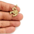 thumbnail image 6 of New 10k yellow gold scorpion Scorpio pendant charm zodiac sign fine jewelry 1.6g, 6 of 12